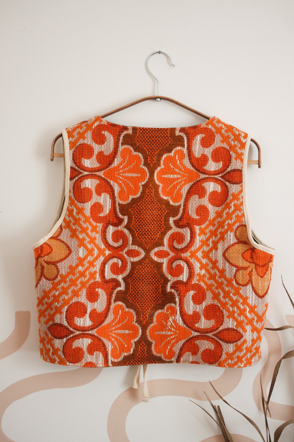 Boho 70's Fabric Waistcoat